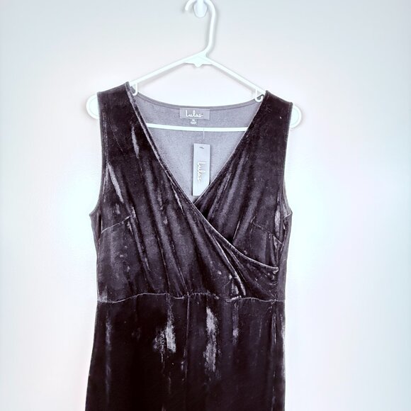 NWT Lulus Velvet Maxi Dress – Sz M - Picture 5 of 12